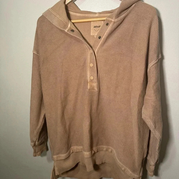 Aerie oversized neutral sweater XS - Picture 2 of 5